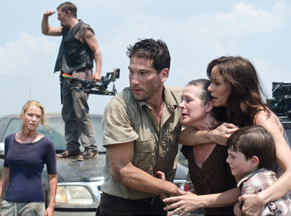 Laurie Holden, Daryl Dixon, Shane Walsh, Jon Bernthal, Melissa Suzanne McBride, Sarah Wayne Callies, Chandler Riggs, The Walking Dead Laurie Holden, Daryl Dixon, Shane Walsh, Jon Bernthal, Melissa Suzanne McBride, Sarah Wayne Callies, Chandler Riggs, The Walking Dead